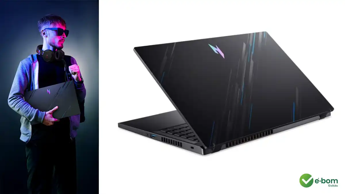 Notebook Gamer Acer especificações técnicas e itens inclusos