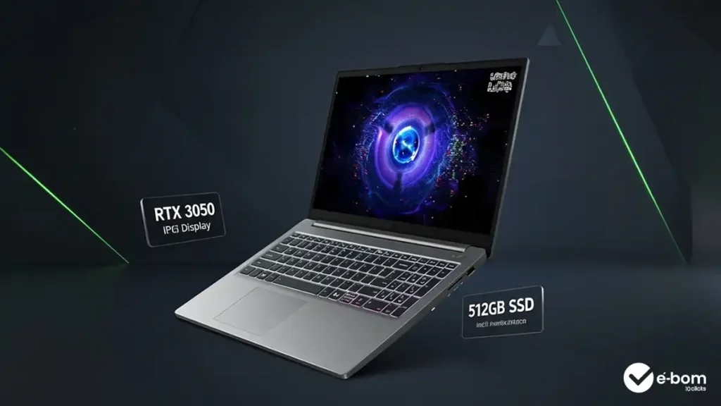 Notebook gamer Lenovo LOQ i5-12450HX RTX 3050 6GB tela 144Hz IPS - análise completa É-BOM 10 Clicks