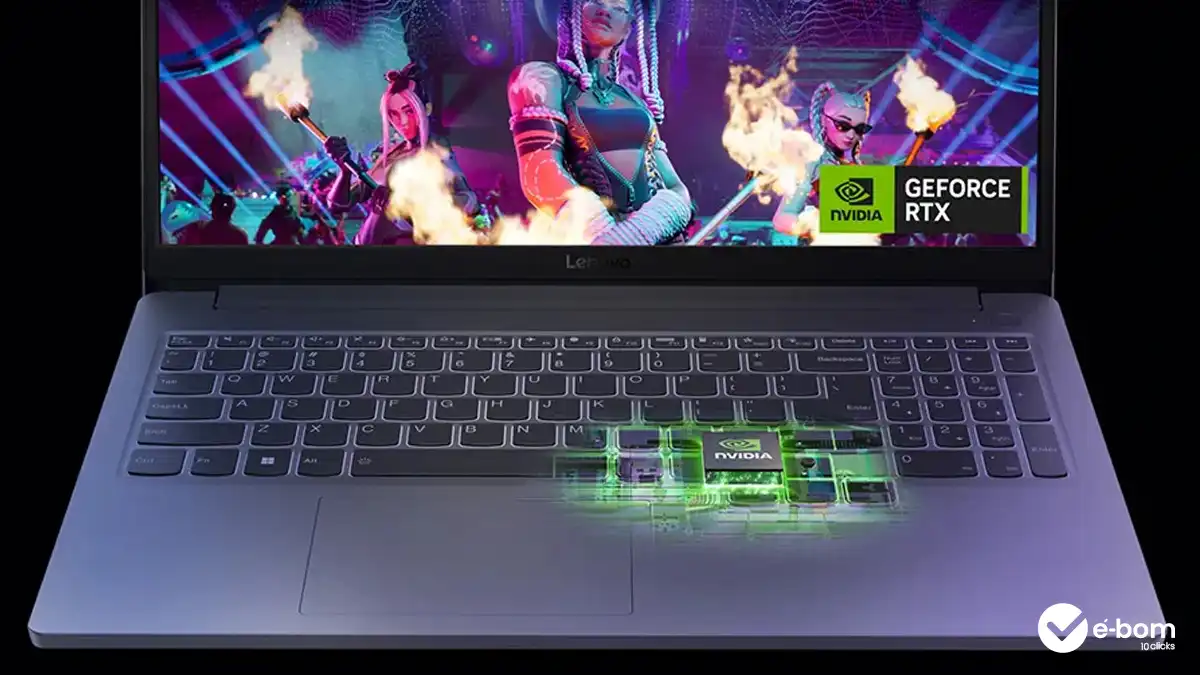 Notebook gamer Lenovo LOQ portátil gaming performance estudos trabalho RTX 3050 análise