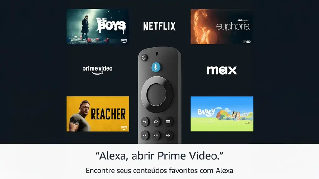 amazon Fir TV encontre seus conteúdos favoritos com Alexa