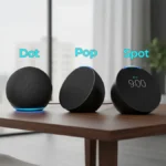 Conheça a linha Linha Echo Dot vs Echo Spot vs Echo Pop da amazon.